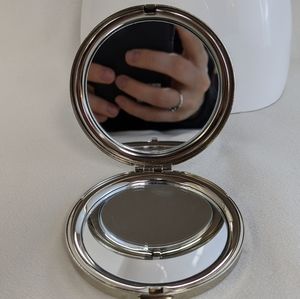 Silver Compact mirror
